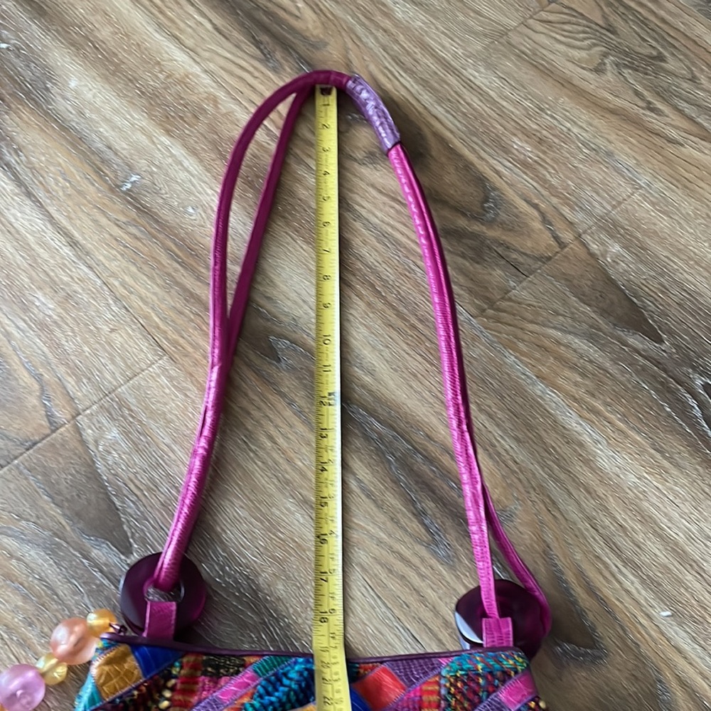 Sharif Vintage Patchwork Tweed Bucket Bag - Picture 8 of 16